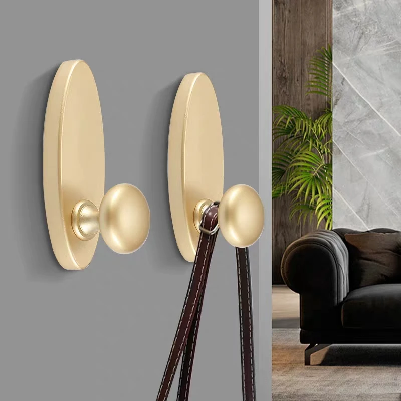 WV Brass Gold Wall Hook Kitchen Cabinet Door Towel Leather Handle Furniture Drawer Knobs Clothes Hooks Robe | Обустройство дома