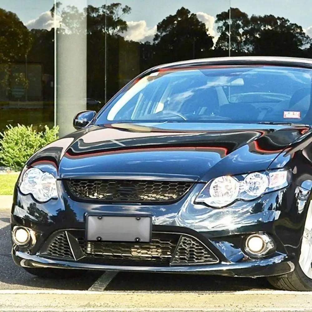 

Combined Smoked Clear License Plate Cover Frame Shield Tinted Bubbled Flat Car American License Plate Frame