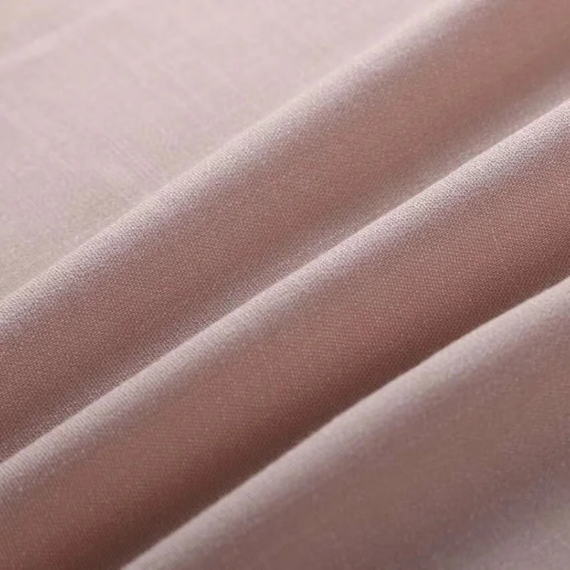 50*145 см Шелковая хлопчатобумажная ткань для платья/рубашки/юбки однотонная