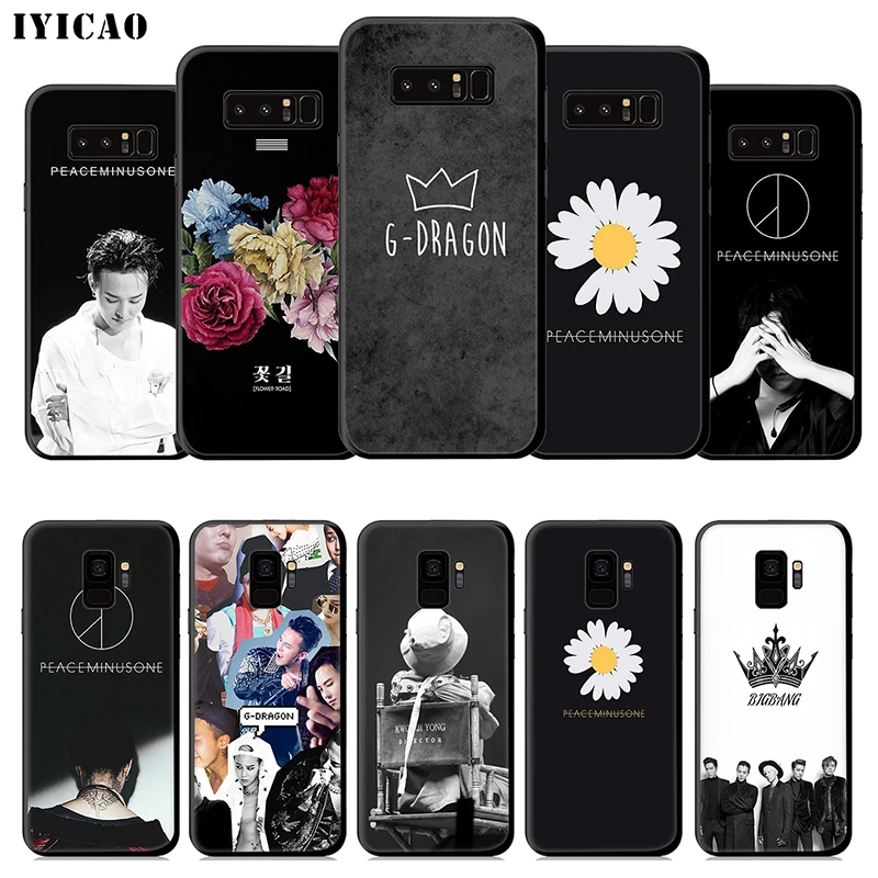 Мягкий чехол IYICAO G dragon GD BIGBANG для samsung Galaxy S10e S10 S9 S8 Plus S6 S7 Edge Note 10 9 8 TPU |