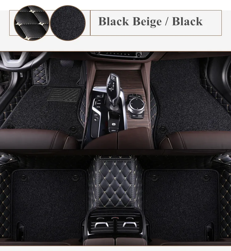 

Best quality! Custom special car floor mats for Mercedes Benz E Class W212 2015-2009 durable waterproof double layers carpets