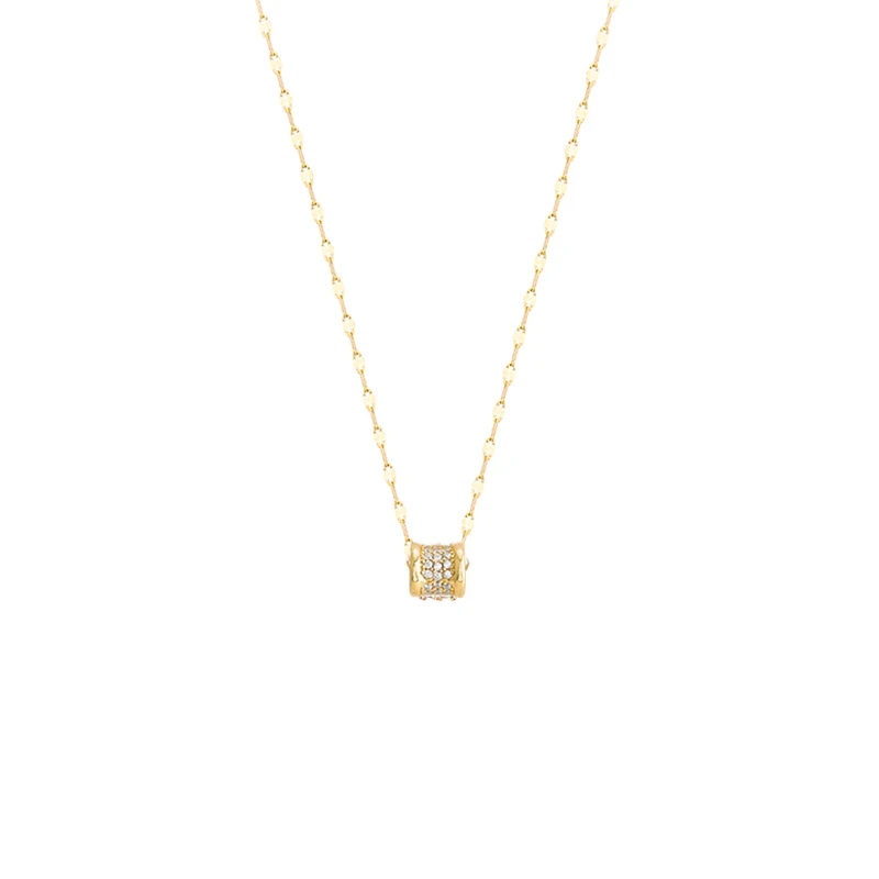 

New Classic Titanium Steel Small Waist Necklace Korean For Woman Fashion Jewelry Luxury Neck Chain Sexy Girl's Clavicle Chain