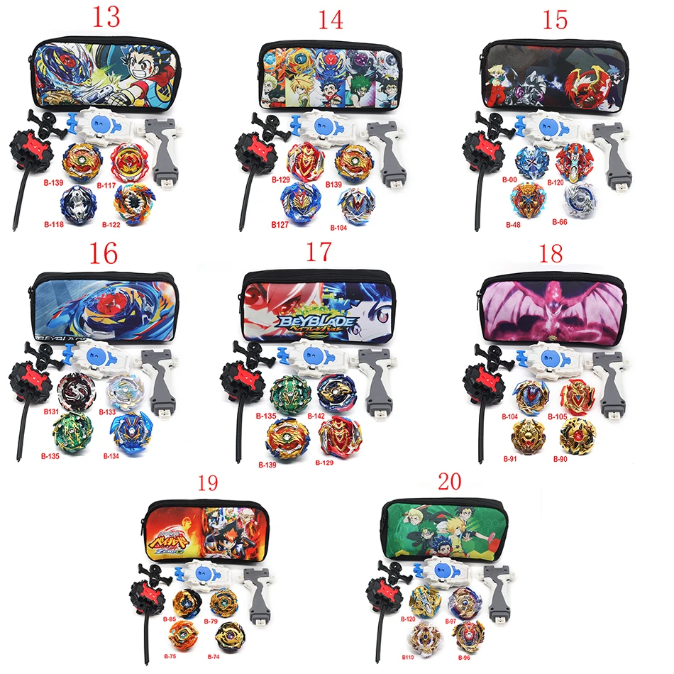 20 Стиль Beyblade Burst Launcher Bey Blade сумка Beyblade Топ игрушки спиннинг гироскоп металлический для 4d мальчика и девочки подарок