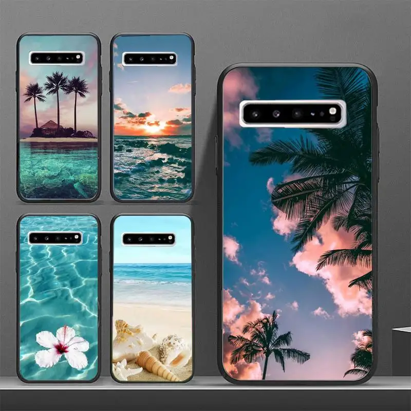 

Summer Beach sea Accessories Phone Case for Galaxy J2pro J4 J5 J6 J7 plus J5 prime J72016 2018 M 10 20 30 funda Cover