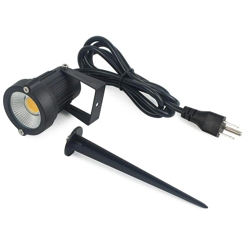 Outdoor Landscape LED Lighting 9W Waterproof Garden Lights COB Led Spotlights with Spiked Stand for Lawn Decorative Lamp EU Plug | Освещение