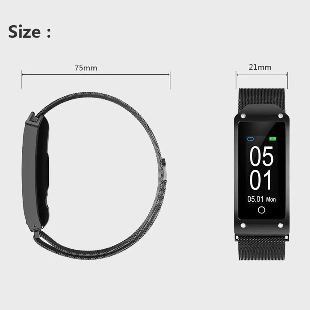 

Y2 Smart Watch IP67 Call Message Reminder Heart Rate Sleep Monitor Wristband Sleep Monitoring Call Notification Steps