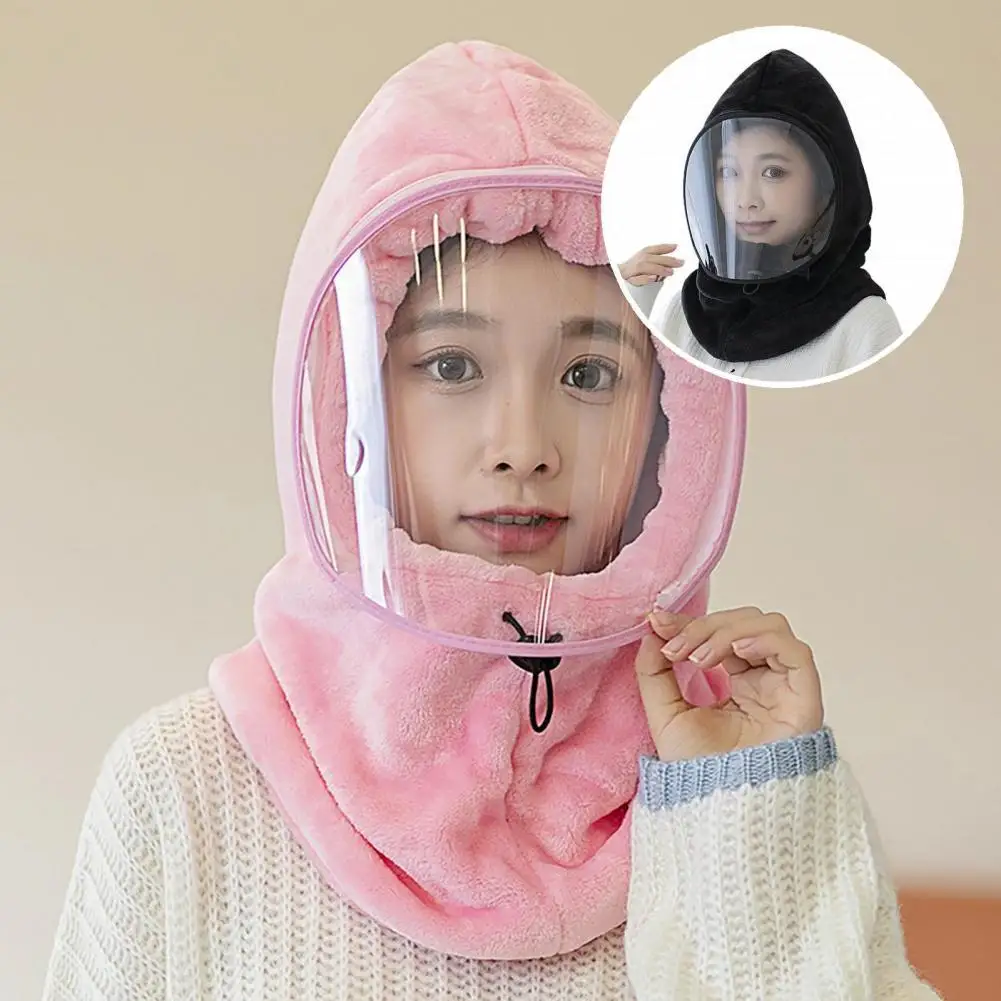 

Мультяшная термозащитная плотная Кепка с полной защитой однотонная женская головная повязка портативная для друзей