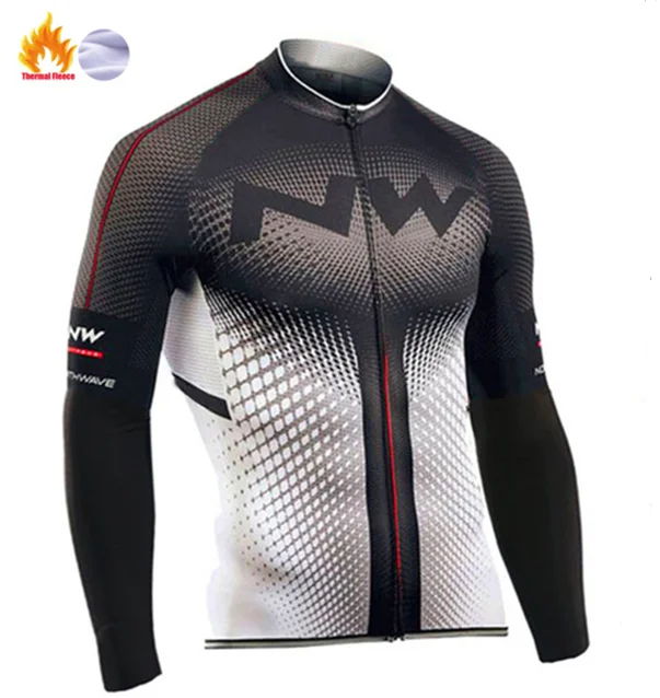 Northwave Pro Team Зимняя велосипедная Одежда дышащая Ropa Ciclismo с длинным рукавом MTB велосипедная одежда верхняя спортивная одежда - Цвет: 16