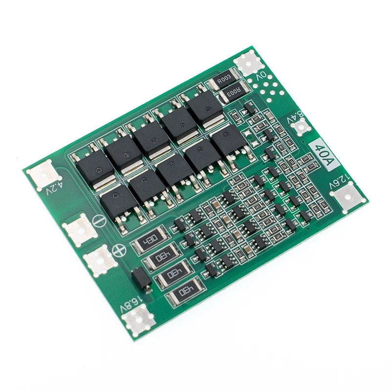 4S 40A 18650 литий ионный аккумулятор зарядное устройство BMS плата PCB защитный модуль с