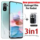 Гидрогелевая пленка для объектива камеры, Защитное стекло для Xiaomi Redmi Note 10 Pro, 10 Pro Max, 10s, не стекло