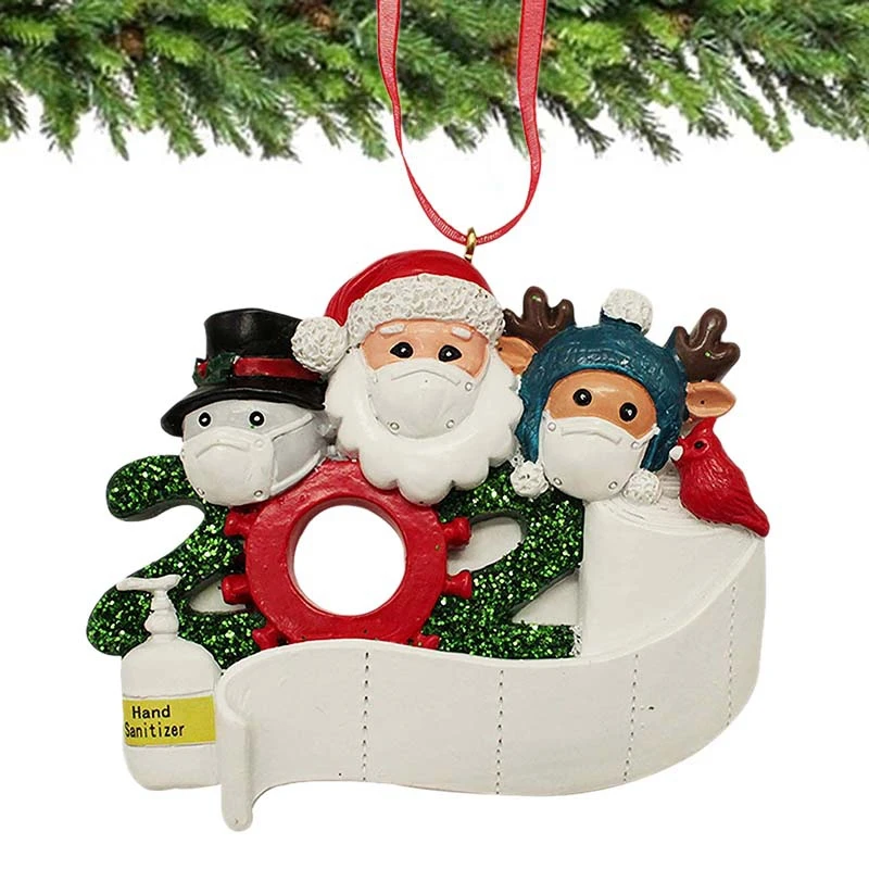 

2020 Quarantine Family Christmas Ornaments - Xmas Tree Hanging Home Decorations Holiday Decor Gift