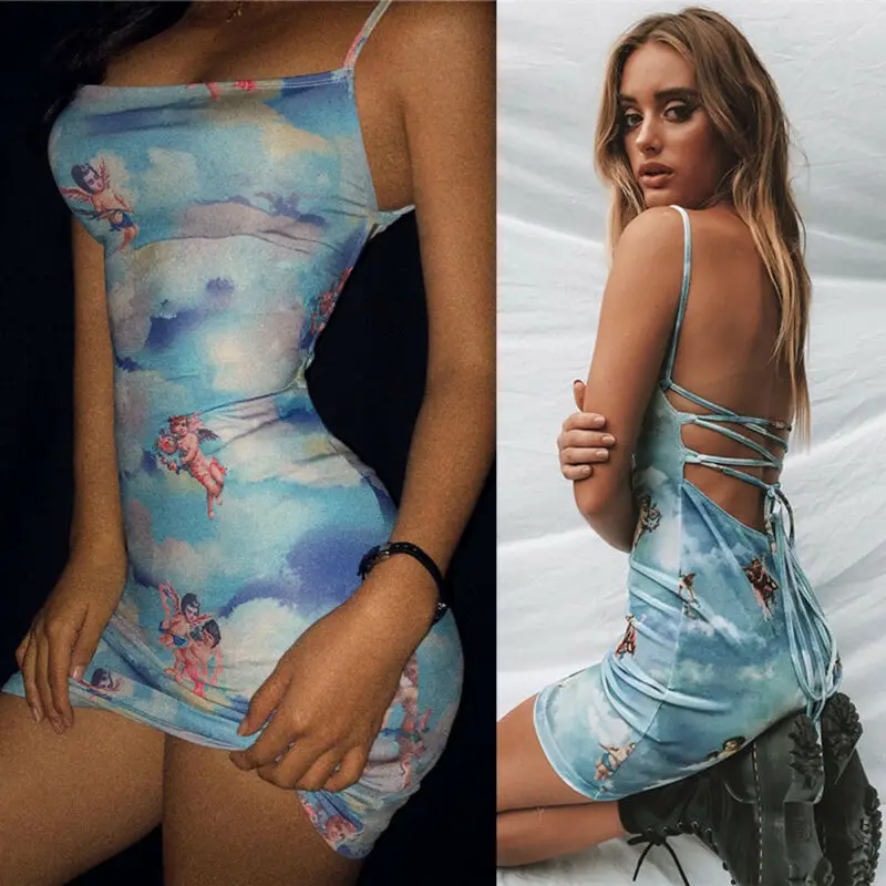 Женское облегающее вечернее платье-карандаш Клубное сексуальное мини-платье