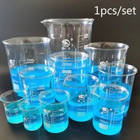 1pcs high quakity 25ml 2000ml glass beaker graduated transparent borosilicate glass beaker