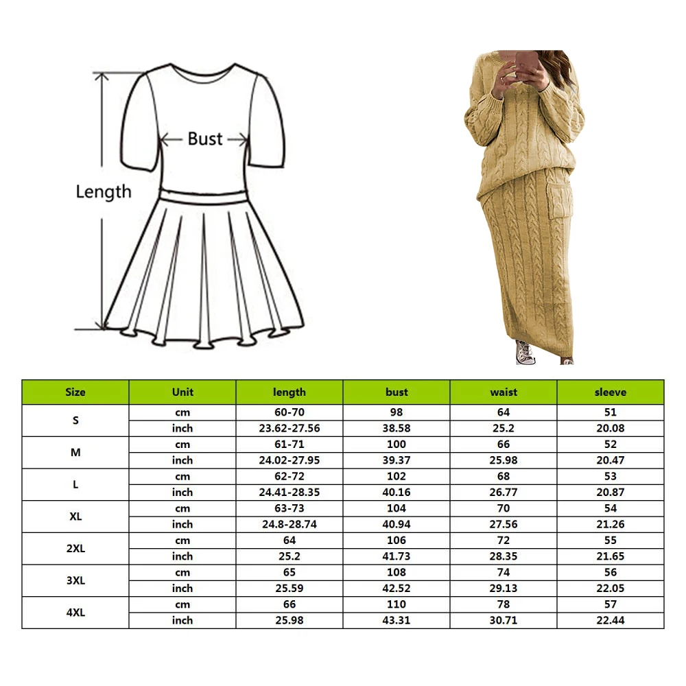 

Knitted Sweater And Skirt Two Piece Set Women Autumn Slim Crop Tops Women Sweater Skirts 2 Piece Sets Womens Outfits