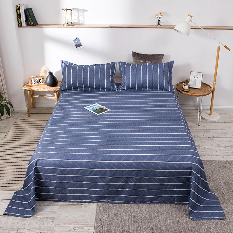 

100% polyester bed linen Sheets comfortable in summer Single bed sheet