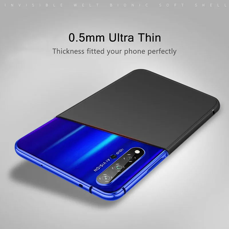Мягкий чехол Keajor для Huawei Honor 20 pro из ТПУ силиконовый бампер Fundas красивая задняя