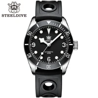 new arrival 2021 sd1958 steeldive watch black green blue color nh35 automatic watch 200m water resistant dive watch
