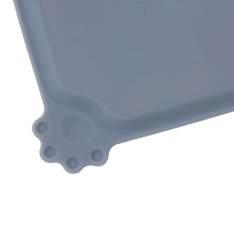 

Pet Mat For Dog Cat Silicone Pet Food Waterproof Pad Placemat Pet Bowl Drinking Dog Feeding Portable Solid Colo Mat Easy Wash