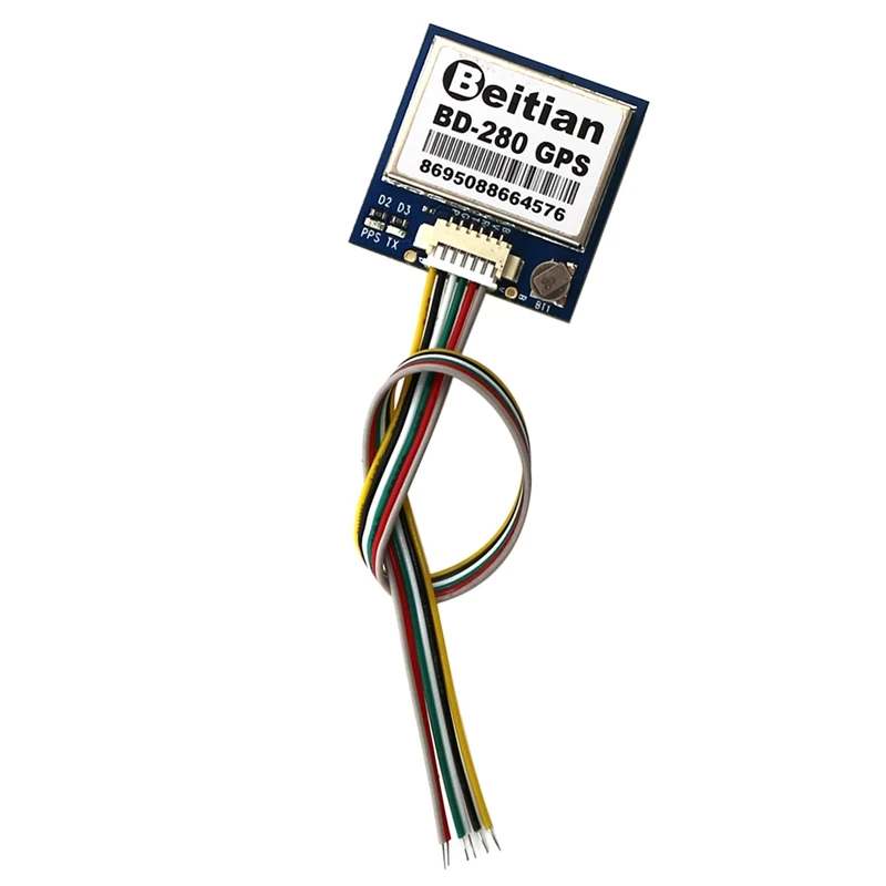 

BD280 GPS Module GPS+GLONASS Dual Mode 5V TTL Tevel 9600Bps NMEA-0183 For Remote Control Toys And Drones