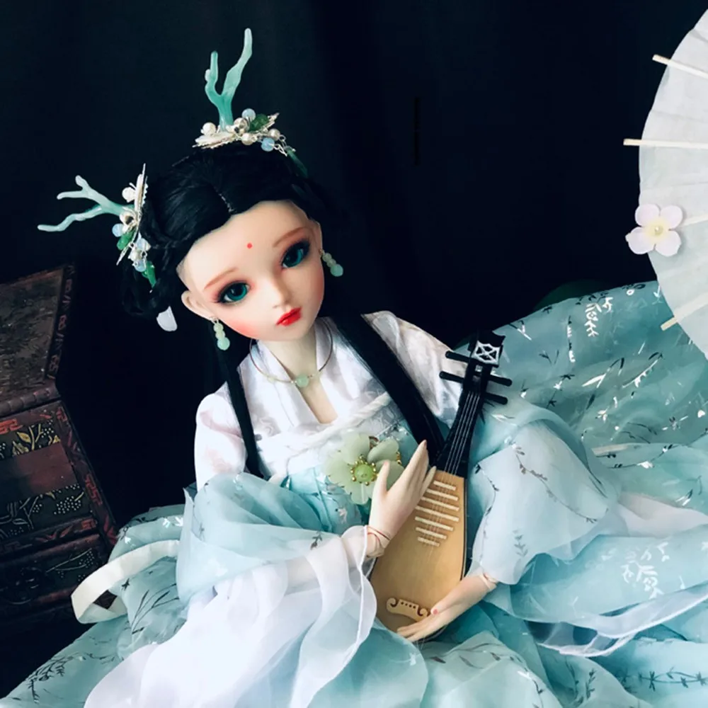 BJD кукла 1/3 куклы с макияжем 60 см кружевное платье Набор игрушка мягкая виниловая