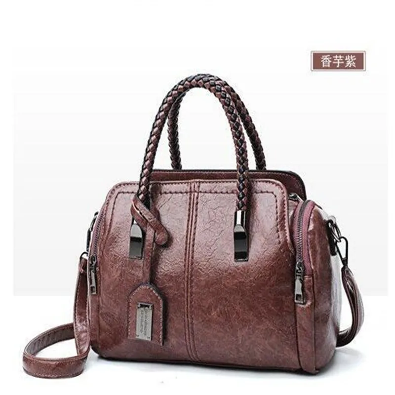

Autumn And Winter Retro Chain Handbag New Fashion High Quality PU Soft Leather women's Designer Shoulder Messenger Bag