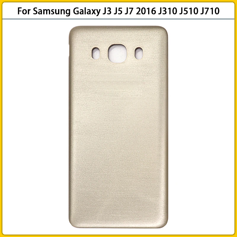 10 шт. Новый J510 задний корпус для Samsung Galaxy J3 J5 J7 2016 J310 J710 Пластиковая Крышка