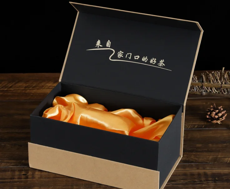 Производство под заказ картонная Складная жесткая коробка бумага внутри