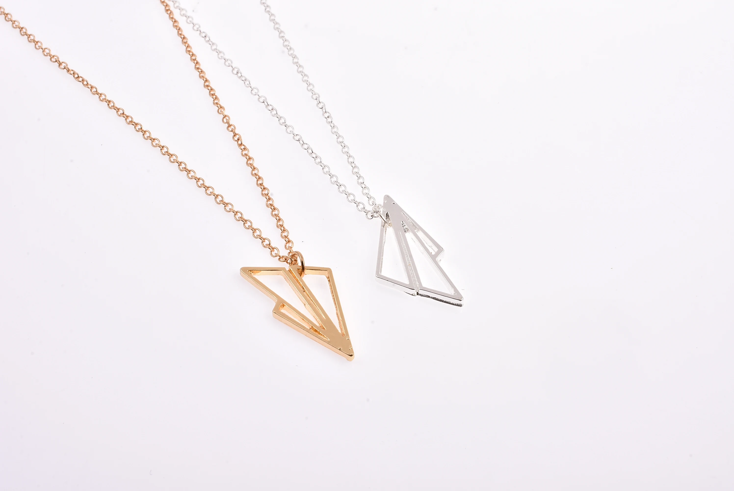 10 шт Милые простые летающие линии ожерелье самолеты бумага оригами Самолет на