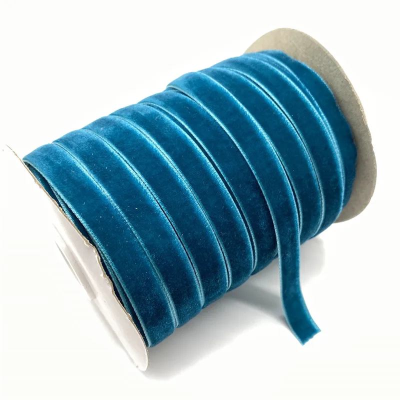 

5 ярдов 6/10/15/20/25 мм бархатной ленты Свадебная вечеринка украшения ручной работы лента подарок бантик для волос поделки рождественские ленты ...