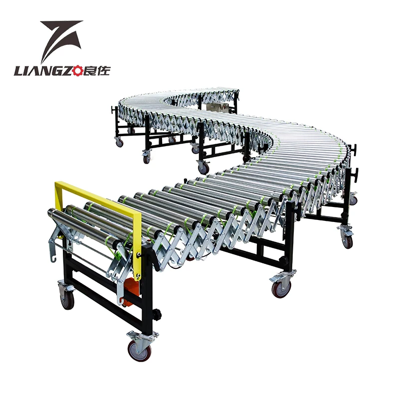Конвейер LIANGZO для разгрузки неприводный вал телескопическая линия цилиндр