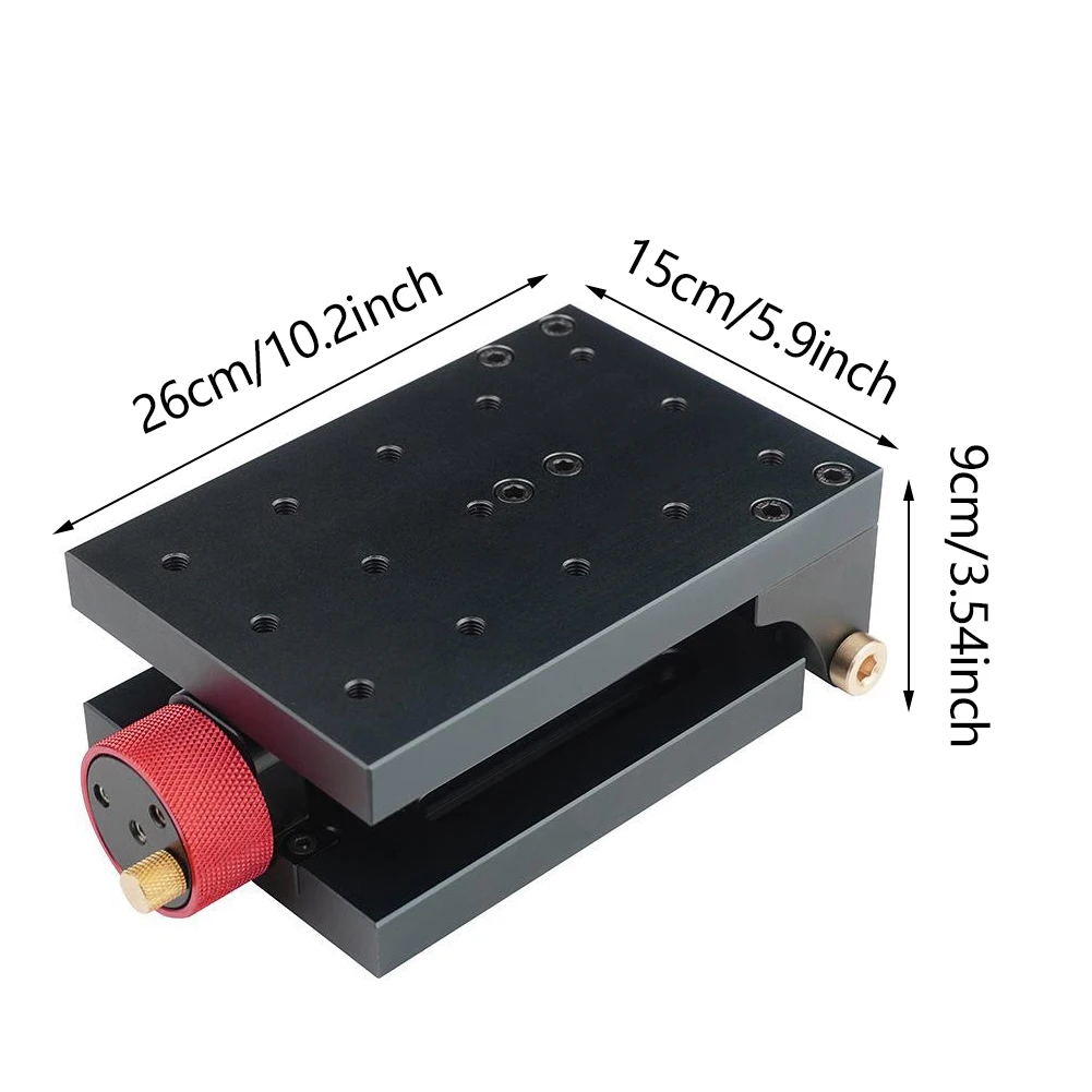 

Adjustable Angle Tilt Puncher Aluminum Alloy Tilting Platform Woodworking for Production Machinery Testing Equipment Punch Tool