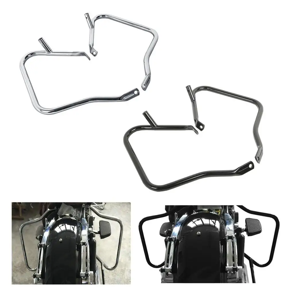 Защитные сиденья для мотоцикла 7/8 дюйма Harley Road King Street Glide 2014 2021|saddlebag brackets|harley