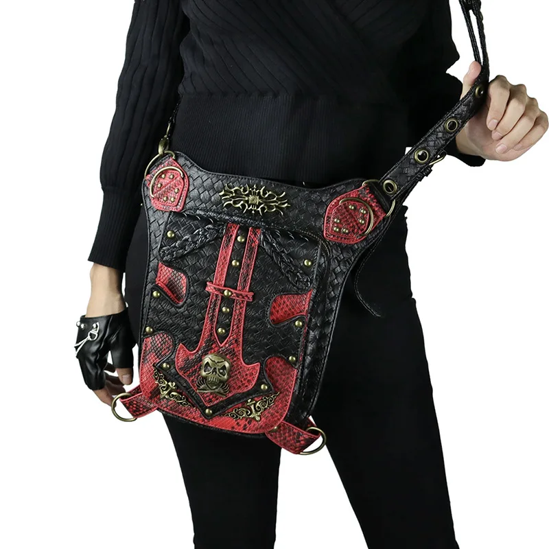Сумка на пояс Norbinus в стиле стимпанк для мужчин и женщин сумочка кросс боди с
