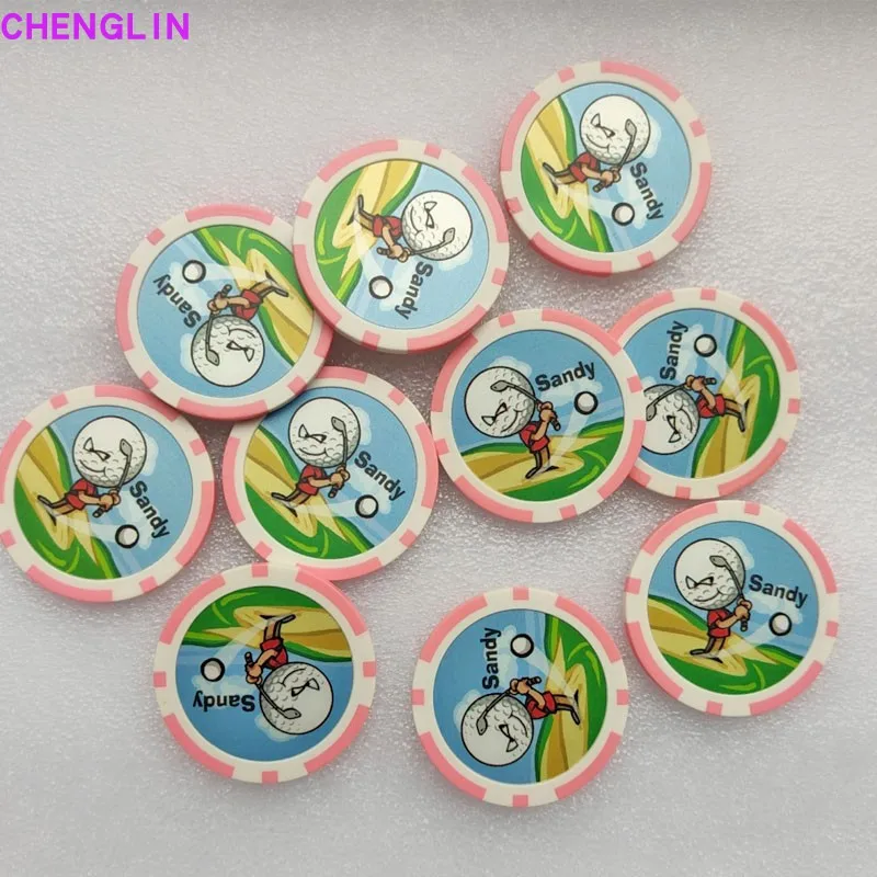 

Custom made golf ball markery