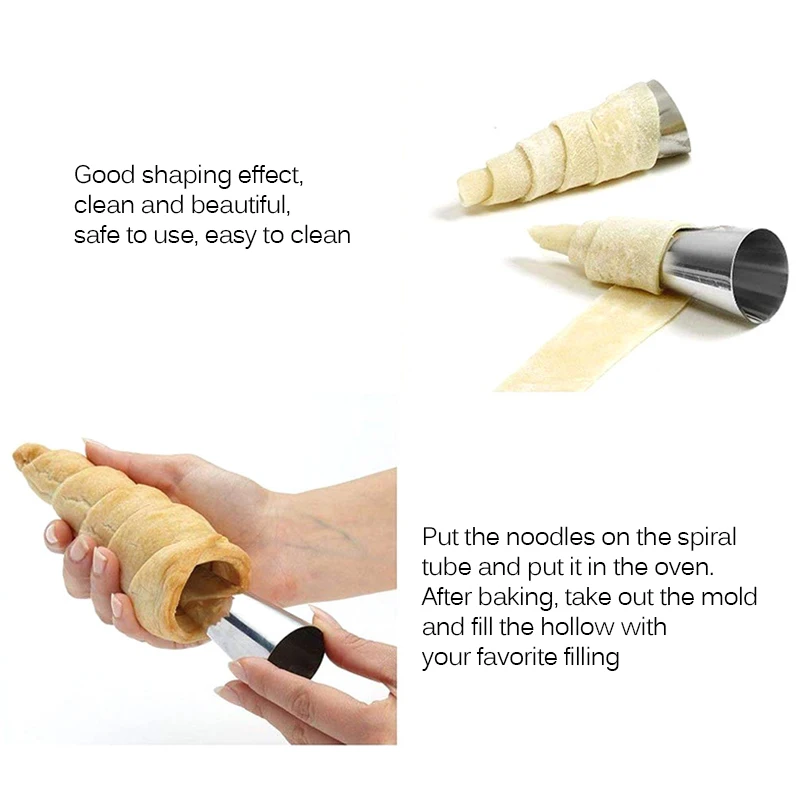 12 шт Высокое качество коническая труба конус рулон формы Нержавеющая сталь