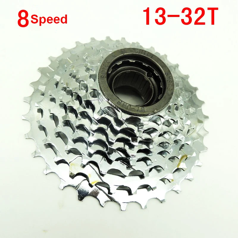 8 Speed 13-32T 7/8 скорость 13-32T Cog кассета позиционирования маховик MTB Горный шоссейный велосипед свободного хода Велосипед маховик Металлическая резьба звездочка - Цвет: 8 Speed 13-32T
