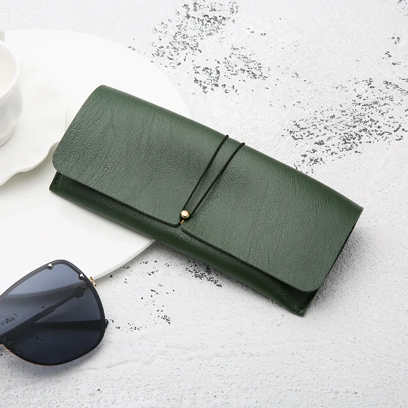 Чехол для очков из искусственной кожи портативный футляр хранения