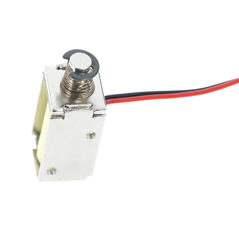 

4mm DC12V 120 mA 1.5W Suction Micro Electromagnet Spring Push Pull Type Rod Solenoid Magnet