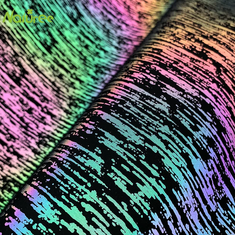 Светоотражающая ткань 150 см со двора 100% полиэстер Рождественская мягкие