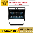 Автомагнитола, 2 Гб ОЗУ, Android, для Audi A6 C5 1997-2004, S6 2 1999-2004, RS6, радио-навигация, GPS, мультимедийный плеер, головное устройство