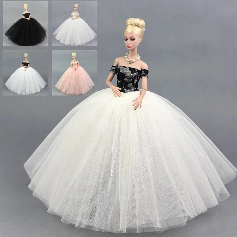 

Fashion Doll Dress Costume Elegant Lady Wedding Dress For Barbie Dolls Dress Clothes For 1/6 BJD Doll Dresses Gift Toy