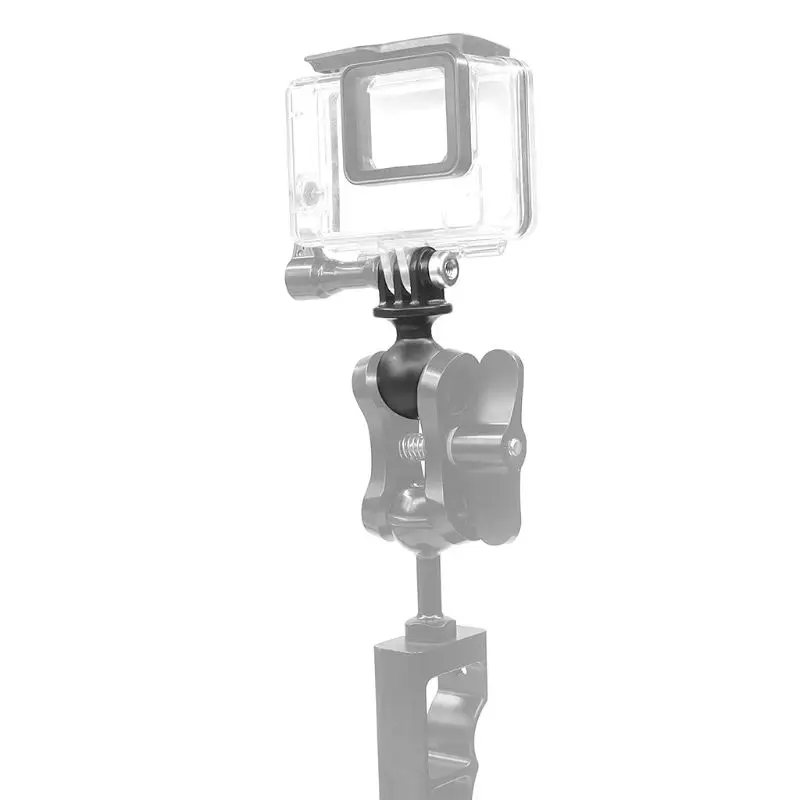 

Portable 2.5CM Diameter Rubber Ball Head Mount Tripod Base Adapter for gopro Hero 5/4/3+/3/2/1 Sjcam YI Sport Action