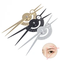 123pcs microblading eyebrow golden ratio ruler caliper permanent makeup eyebrow stencil positioningmeasuring tool pmu supply