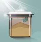 Контейнер для хранения детского сухого молока, контейнер для еды для малышей, портативный герметичный влагостойкий большой контейнер для кормления T2234