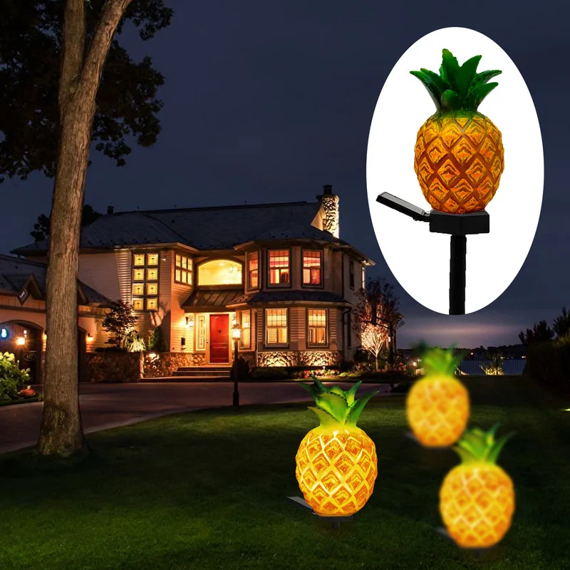 

Led Solar Outdoor Garden Pineapple Cactus Lawn Light Garden Light Solar Lamp Outdoor Christmas Lights Outdoor Garden Decoration