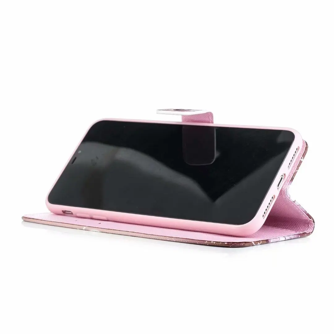 Цветной кожаный чехол для телефона бумажник iPhone 12 Mini Pro Max 5S SE 6 6S Plus 7 8 X XS XR 11 Чехол