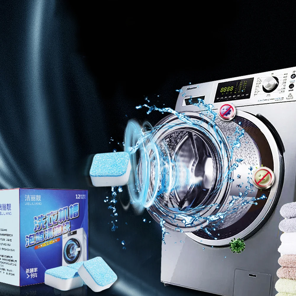 

Washing Machine Cleaner Descaler Deep Cleaning Remove Deodorant Durable Washing Machine Cleaner Wash Powder Magic 4