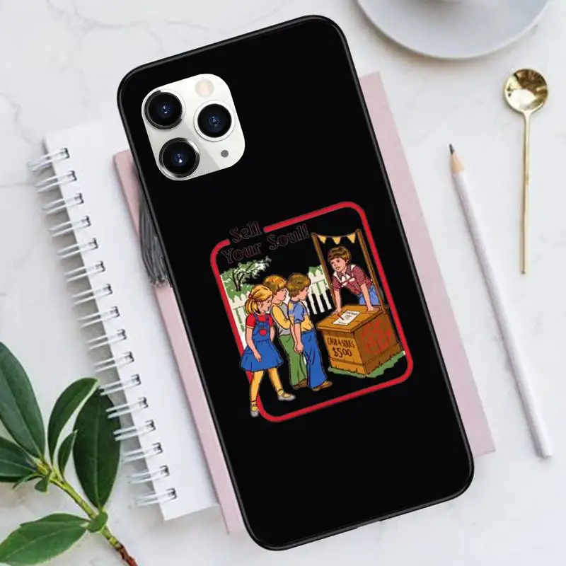 

Funny Halloween Satan Vintage Summon Demons Phone Case for iPhone 11 12 mini pro XS MAX 8 7 6 6S Plus X 5S SE 2020 XR