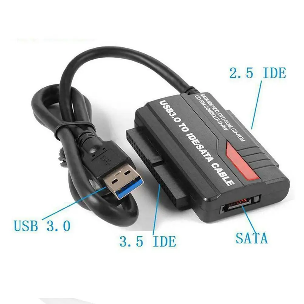 Кабель адаптер для жесткого диска usb 2 0/3 5 IDE + SATA дюйма|Док-станции ноутбуков| |