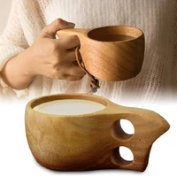 portable coffee mug rubber wooden tea milk cups water drinking mugs lapland kuksa handmade juice lemon teacup